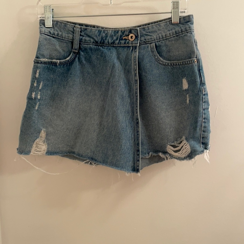 Zara denim skort